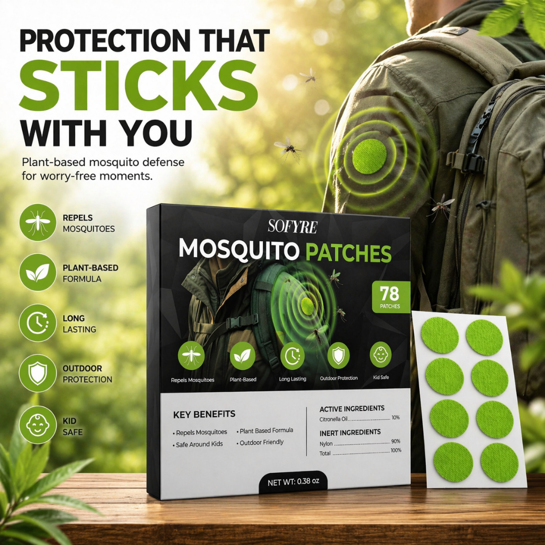 Natural Mosquito Repellent Patches (78-Pack)