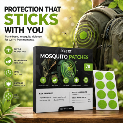 Natural Mosquito Repellent Patches (78-Pack)