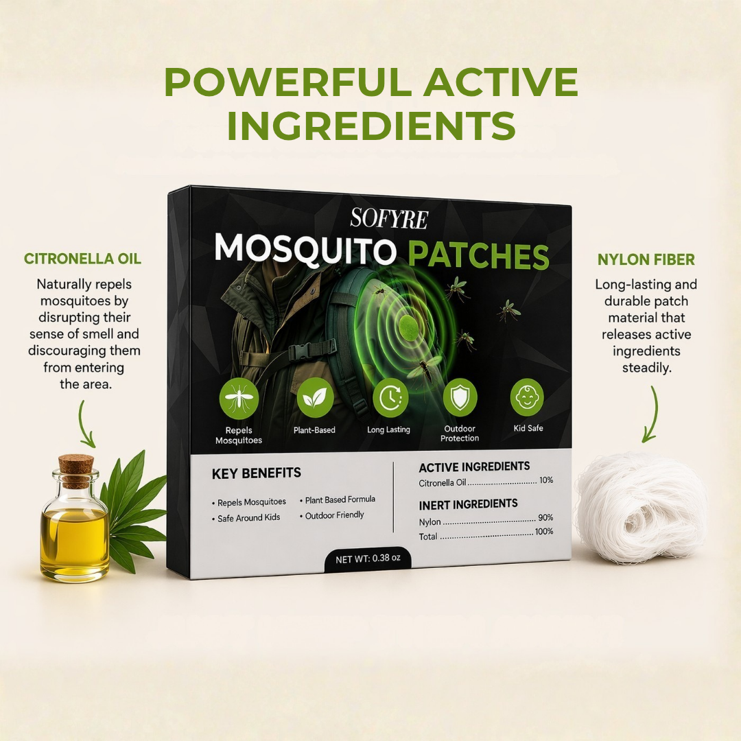 Natural Mosquito Repellent Patches (78-Pack)