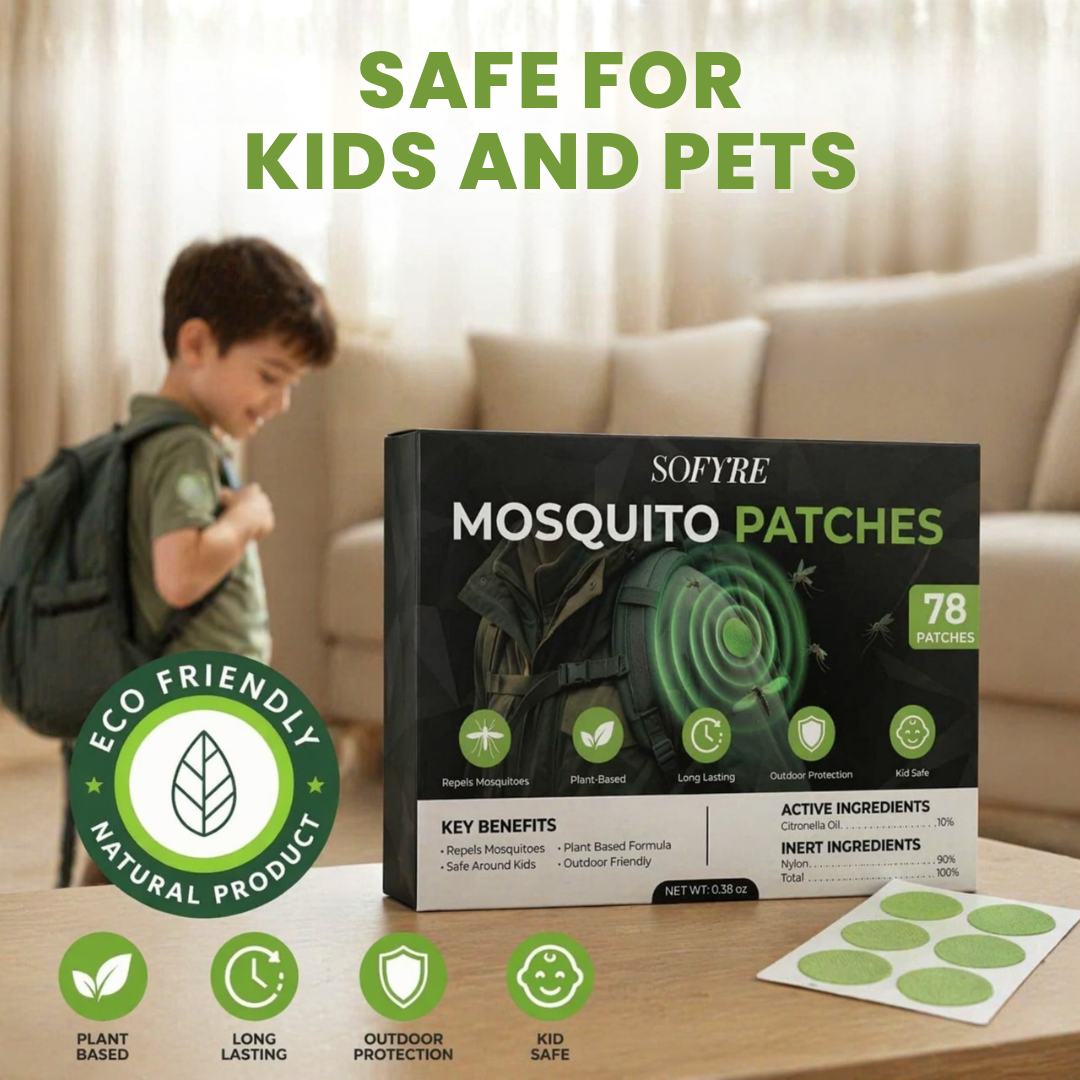 Natural Mosquito Repellent Patches (78-Pack)