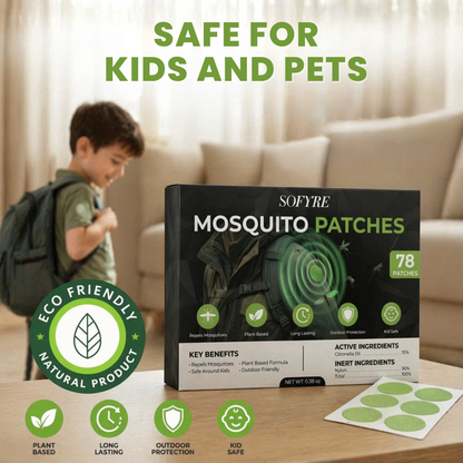 Natural Mosquito Repellent Patches (78-Pack)